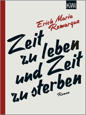 cover image of Zeit zu leben und Zeit zu sterben